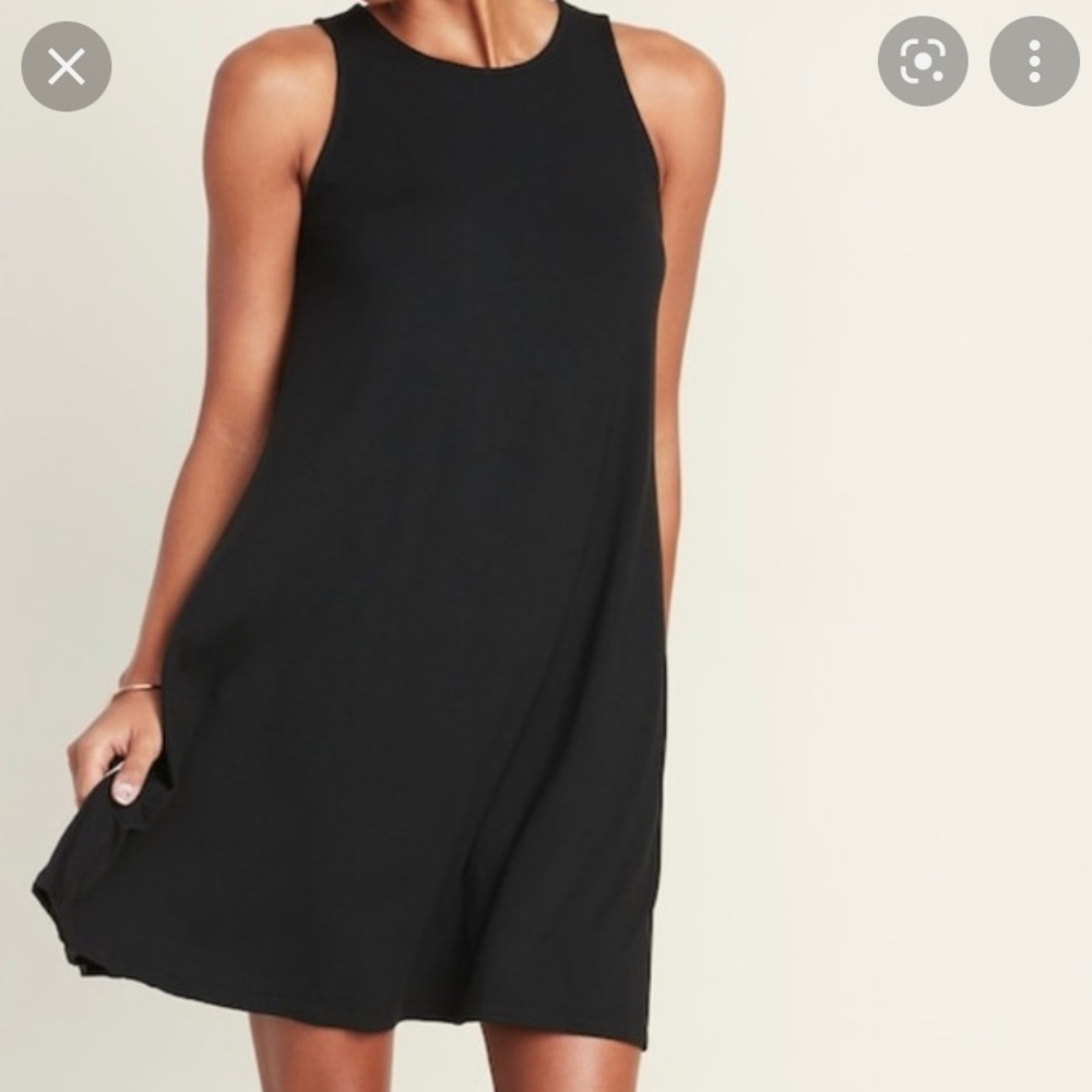 Old navy black swing dress